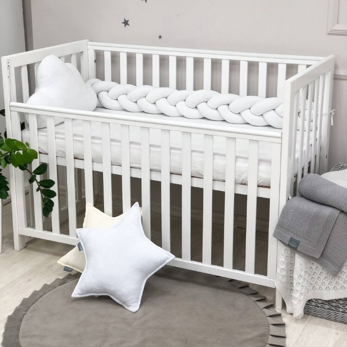 Protectie laterala patut bebe alba (5)